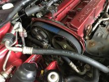 New belt is in for the next 40k miles. I'll see you at the next major service!