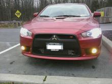 Painted the front Chrome nose ring.