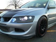 Blacked out head lights