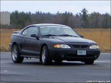 Autocrossing my '94 Cobra at Ft. Devens, Ma.  Now sold after finding a small spot of frame rot.
