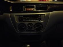 Before I switched the radio and painted radio dash.