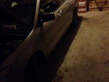 Just a quick selfie of my car lol .