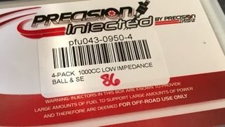 Engine - Power Adders - For sale 1000cc Precision Turbo Injectors X4 - Used - 2003 to 2006 Mitsubishi Lancer Evolution - Simi Valley, CA 93065, United States