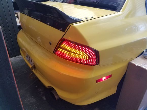 Turn signal.