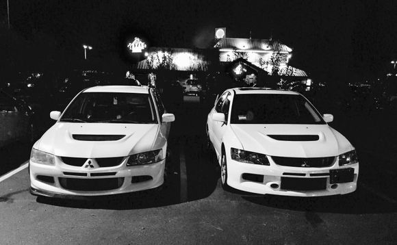 My friends Evo 8 MR and My Evo 9 GSR