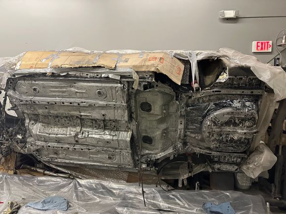 Found rust. Decide to strip and repaint chassis 