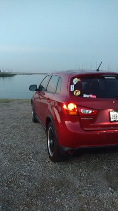 Enjoying a day at the lake