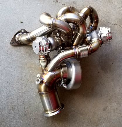 Pic from Morrison when complete, note this offer includes black waste gates.