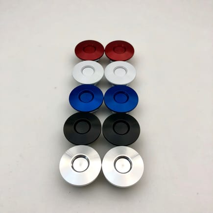 Colors available: Silver, Black, Blue, White, Red. Message for custom color options (extra cost)
