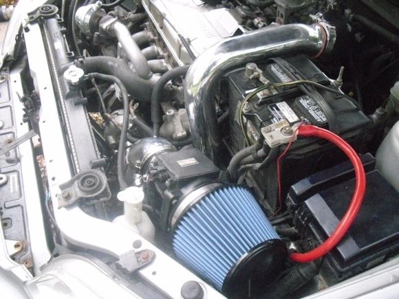 new setup withevo 8 injen pipes and intake