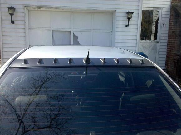 vortex generator and shorty antenna