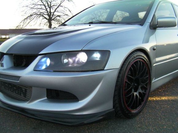 Blacked out head lights