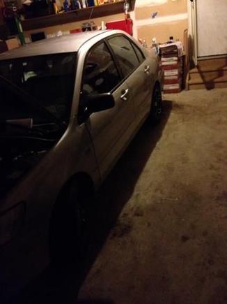 Just a quick selfie of my car lol .
