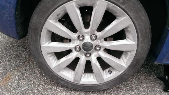 Sanded first rim.