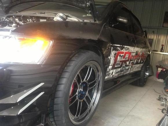 Greddy wrap. Tried having them sponsor me but no luck so I took it off an went with a skull design.