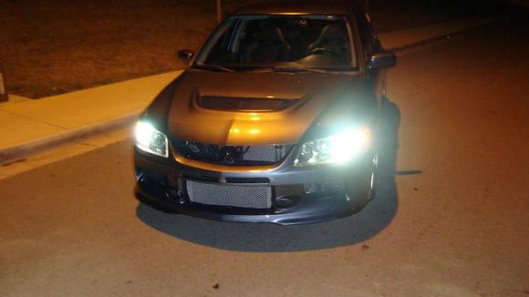 Evo eyes at night