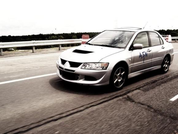 0n the freeway comin home from my first scca event.