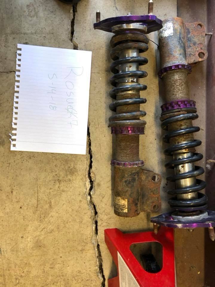 Steering/Suspension - [FS]: D2 Coilovers cheap - Could use a rebuild - Used - Monroe, MI 48162, United States