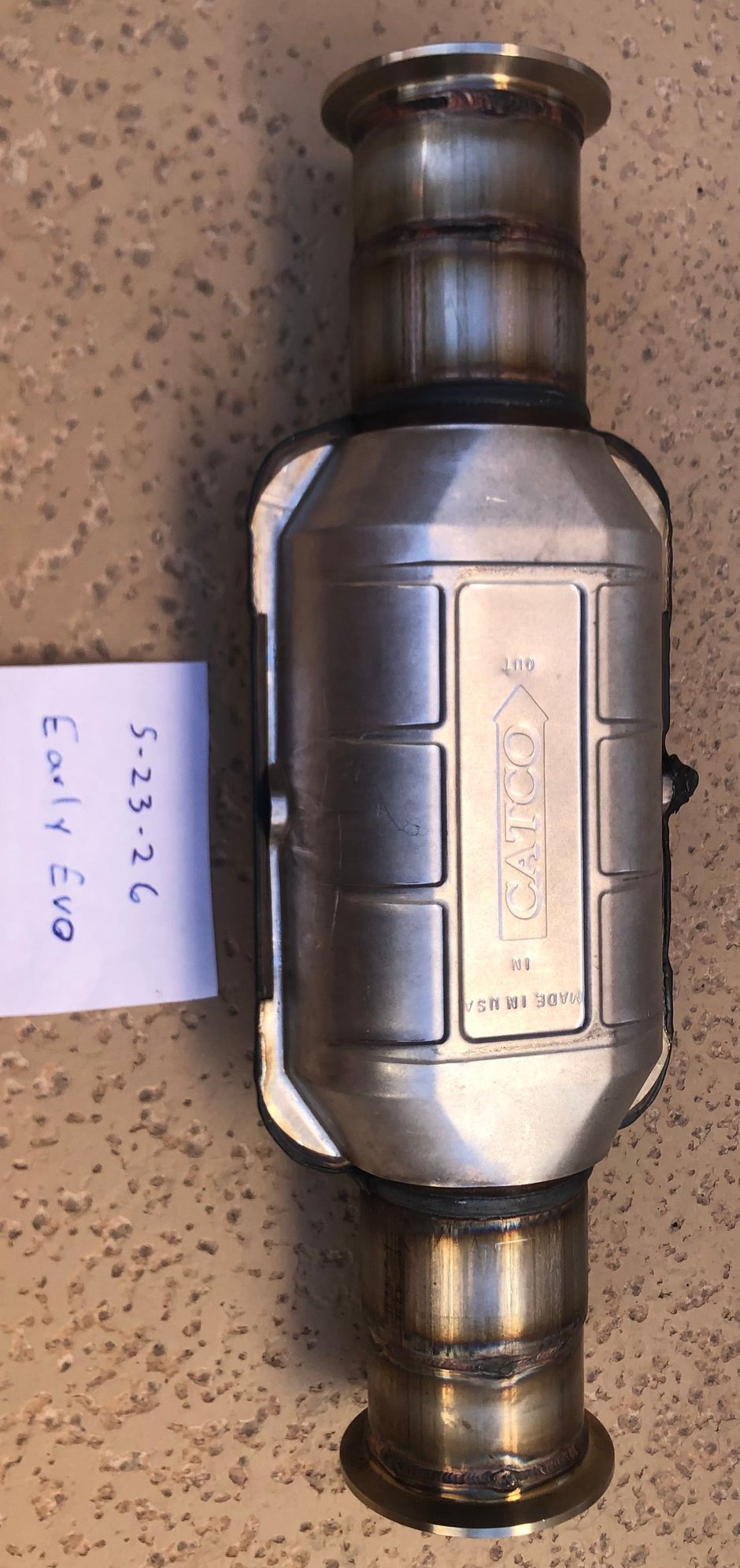 Engine - Exhaust - BR V-Band 3 inch high flow cat - New - 2003 to 2006 Mitsubishi Lancer Evolution - Henderson, NV 89052, United States