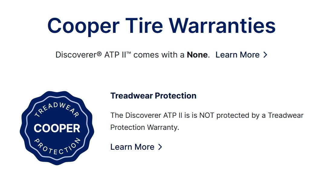 Cooper Discoverer ATP II | Now Available at Discount Tire - Page 2 ...