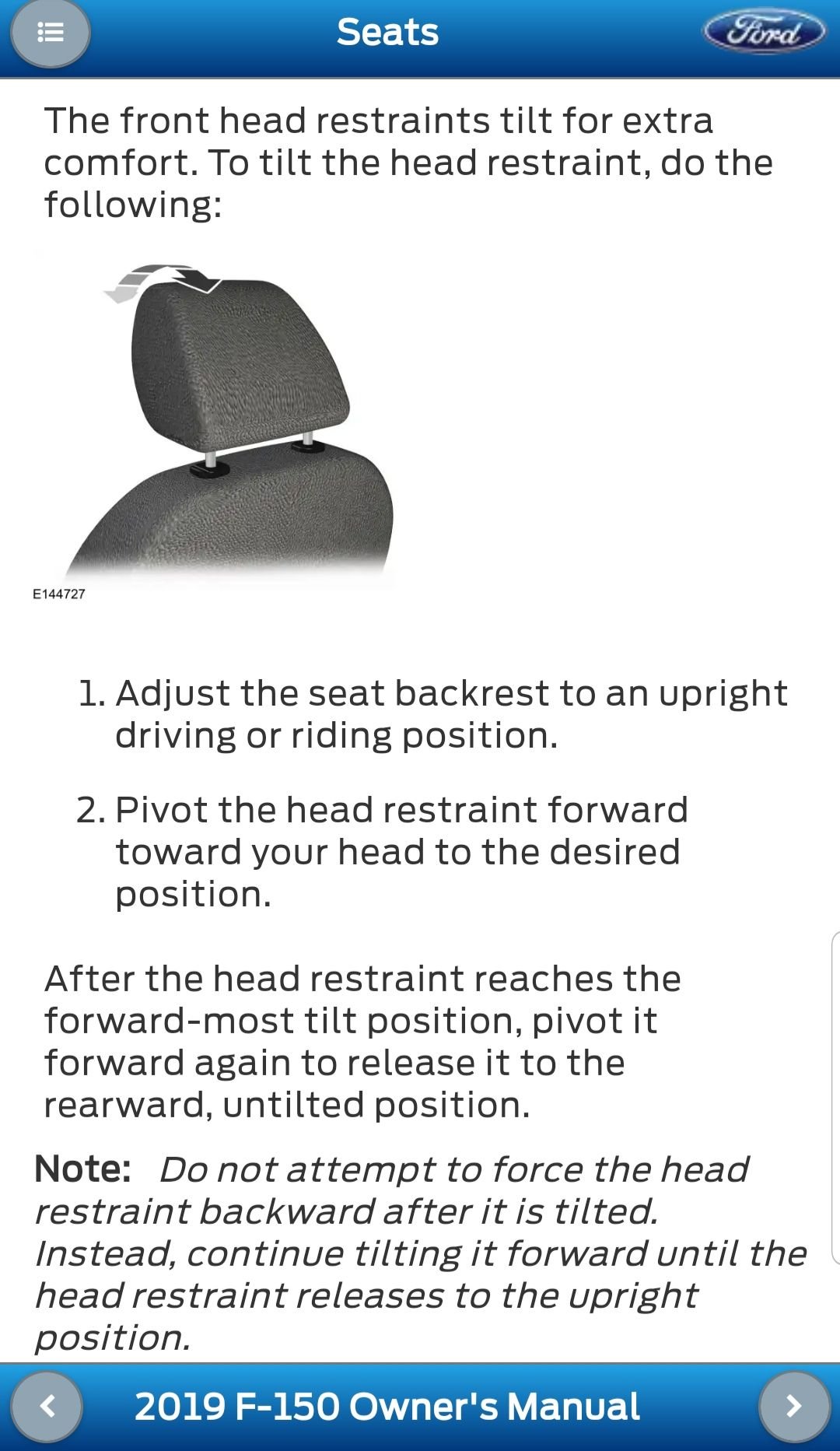 Tilting headrest Page 3 Ford F150 Forum Community of Ford Truck Fans