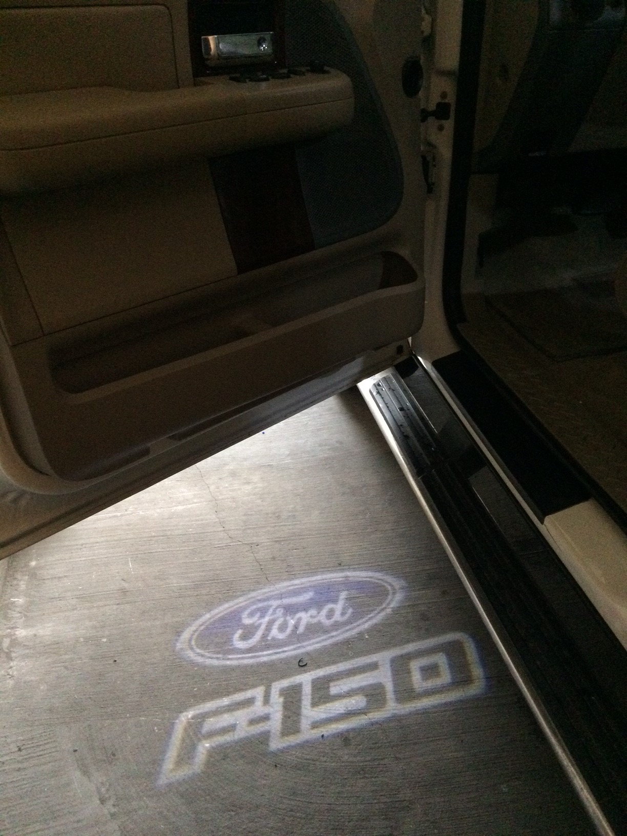 Car Door F150 Logo Projector Courtesy Welcome Ghost Shadow Light For Ford F-150