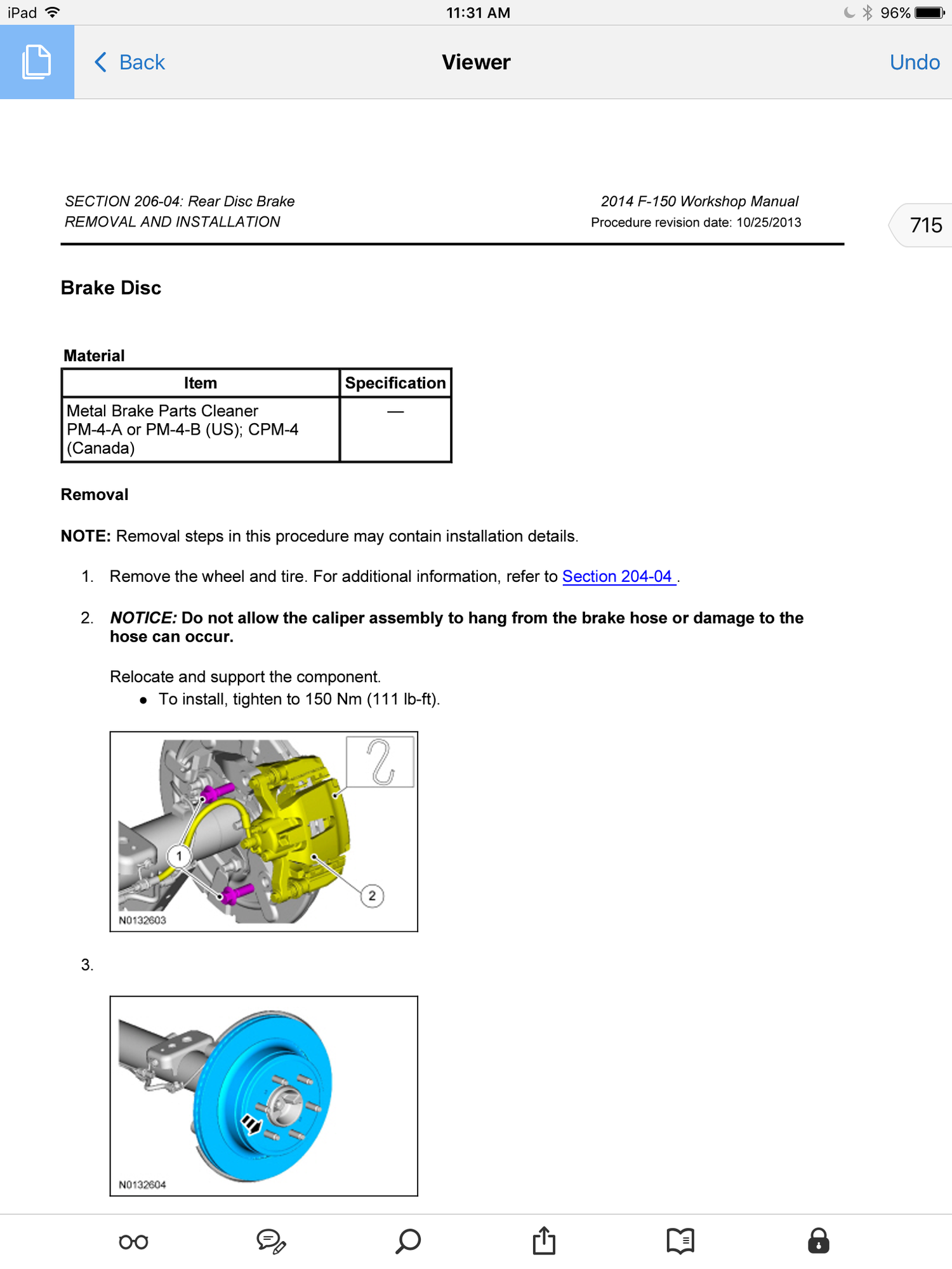 Brakes Rear Caliper Bracket Bolt Torque Ford F150 Forum