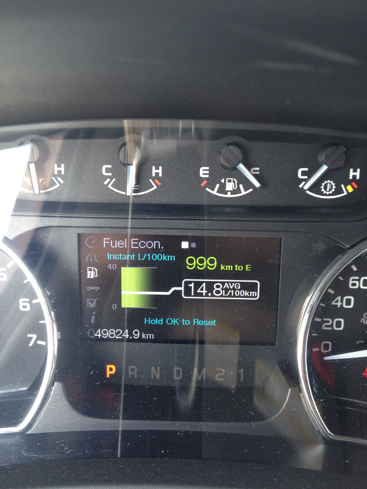 10,000 km fuel economy display Ford F150 Forum Community of Ford