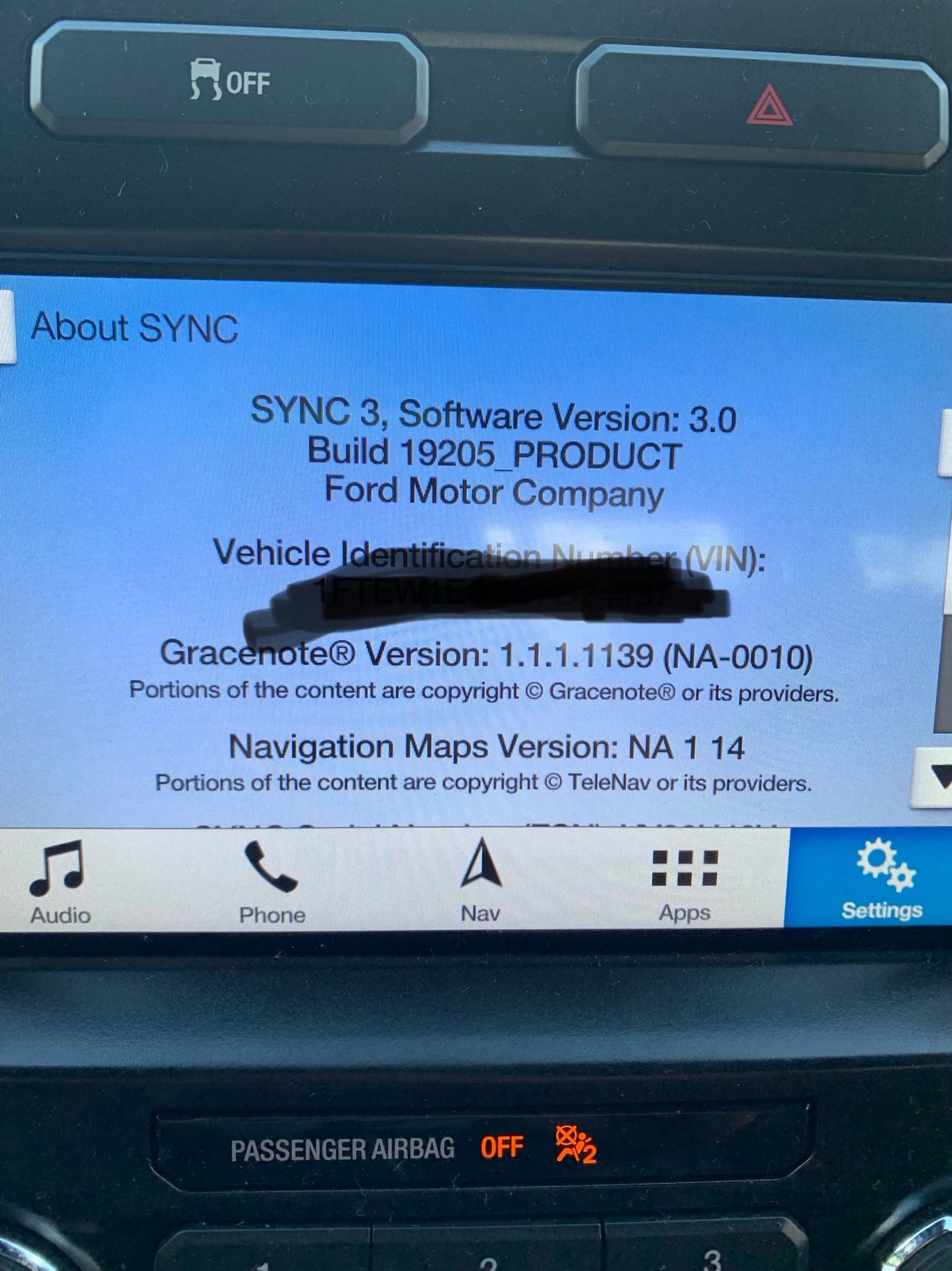 gracenote software on sync 3