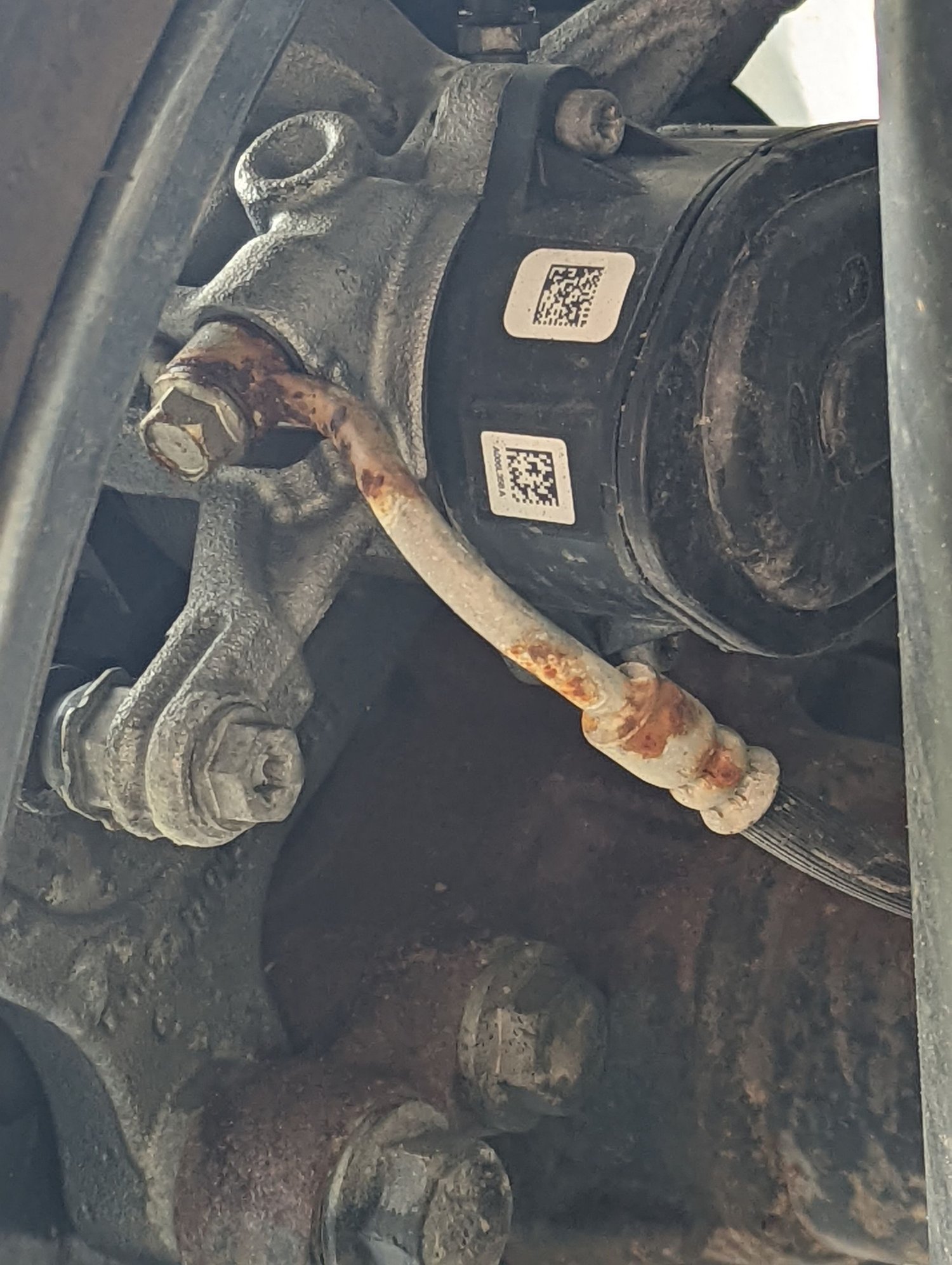 Serious corrosion on rear brake line Ford F150 Forum Community of