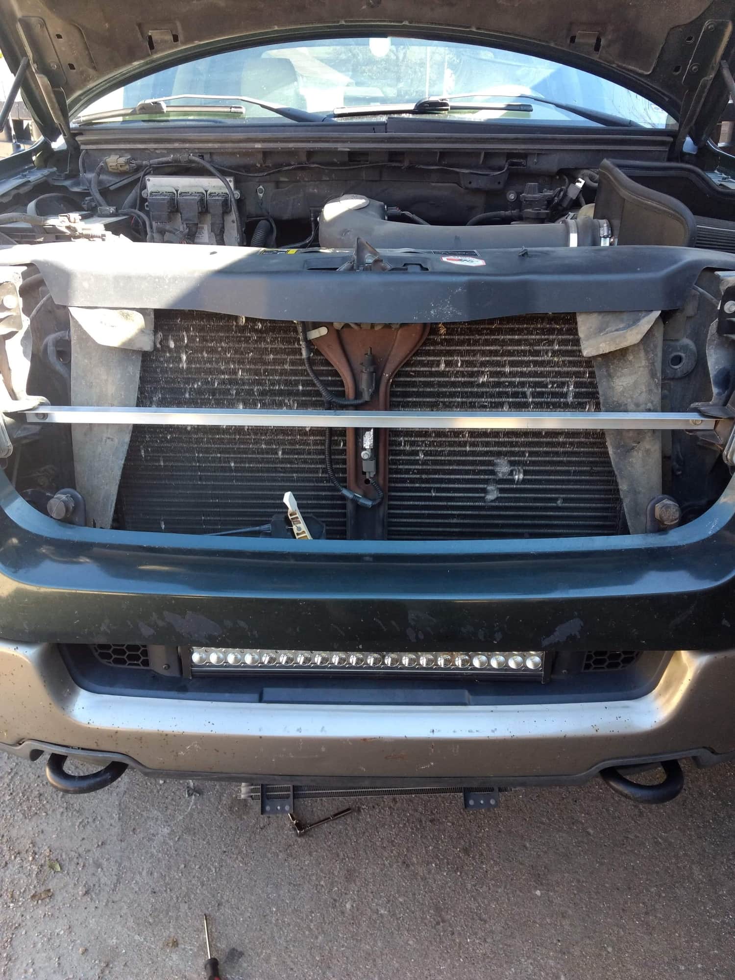 12000 lb winch in front bumper of 04 f150 lariat - Ford F150 Forum -  Community of Ford Truck Fans