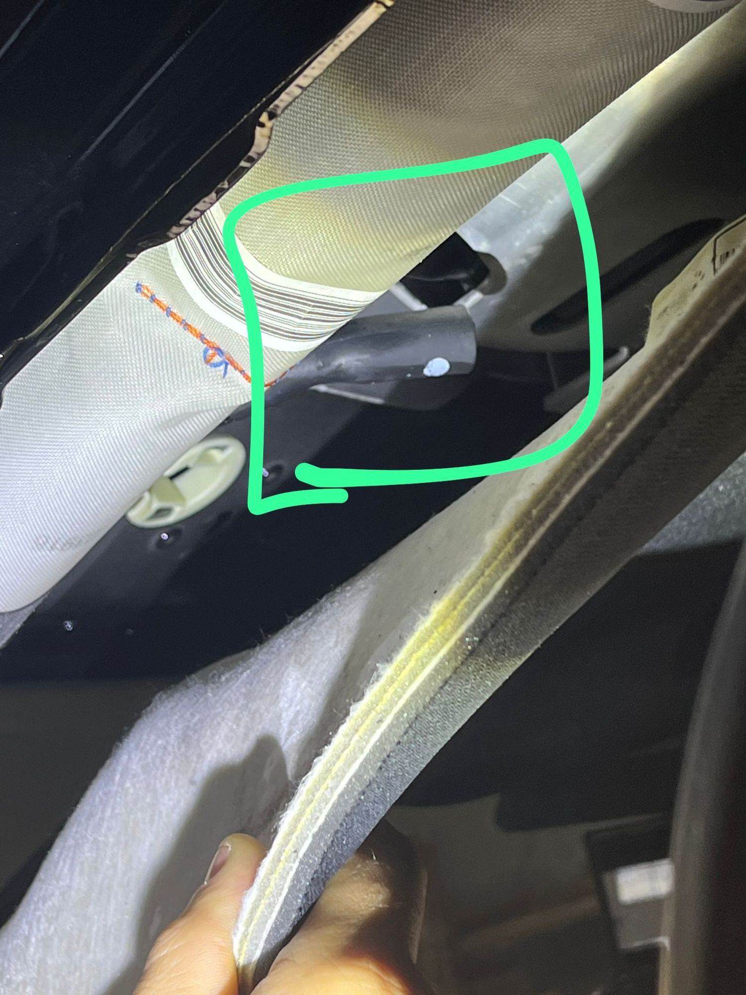 SOLVED Leaking grab handle driver side 2016 Ford F150 Ford F150