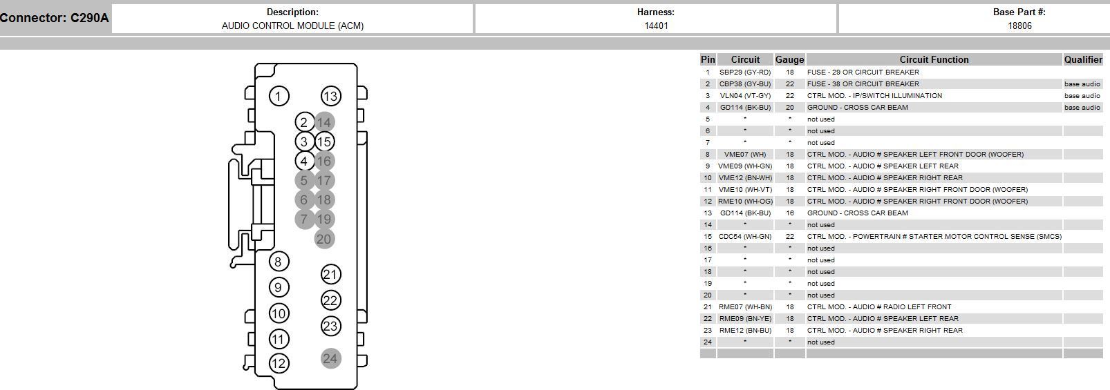 Radio wiring diagram - Ford F150 Forum - Community of Ford Truck Fans