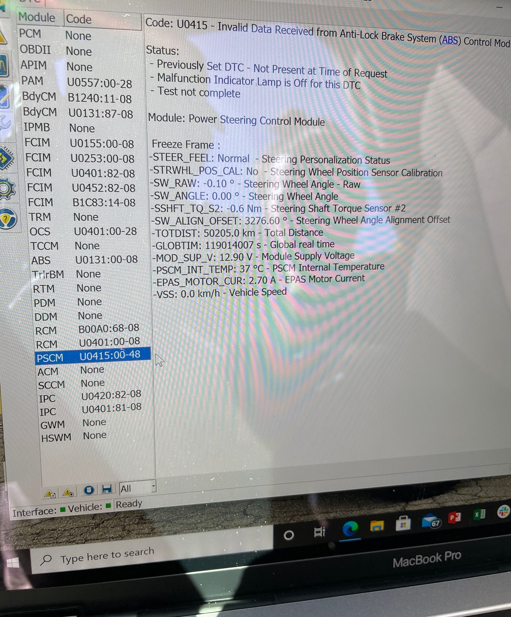 How To Get 2008 F350 Door Code With Scan Tool