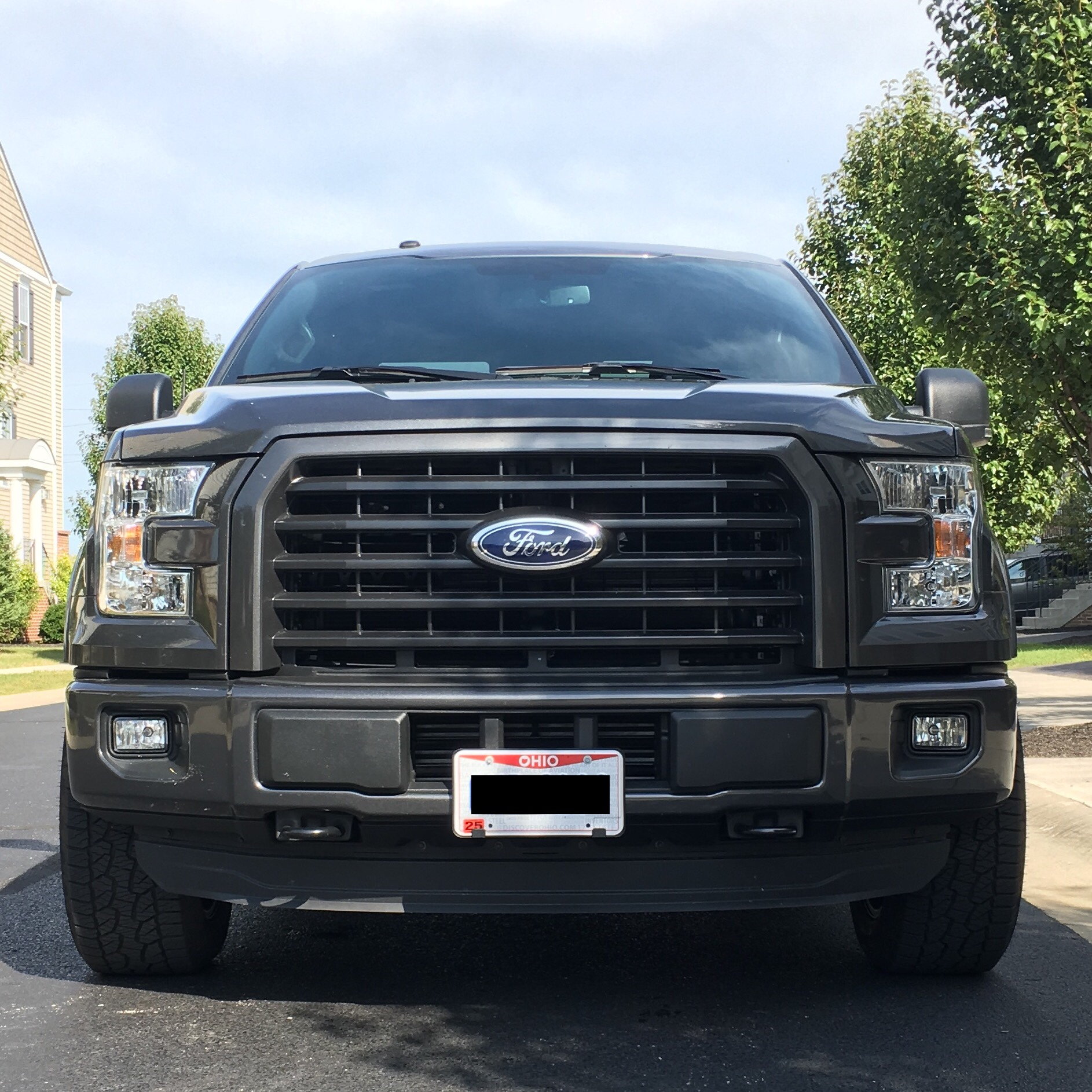 ford front license plate holder for 2016 f150 truck fx4