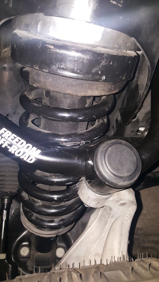 Control arm hitting spring Ford F150 Forum Community of Ford Truck Fans