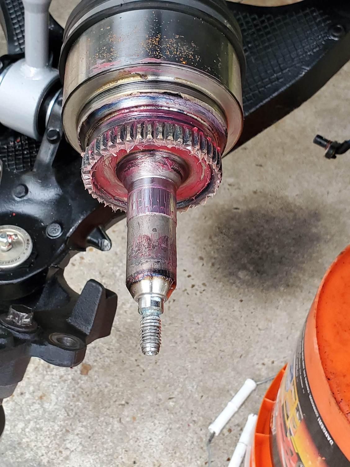 Replaced everything up front, Driver side IWE engaged in 2 wheel drive