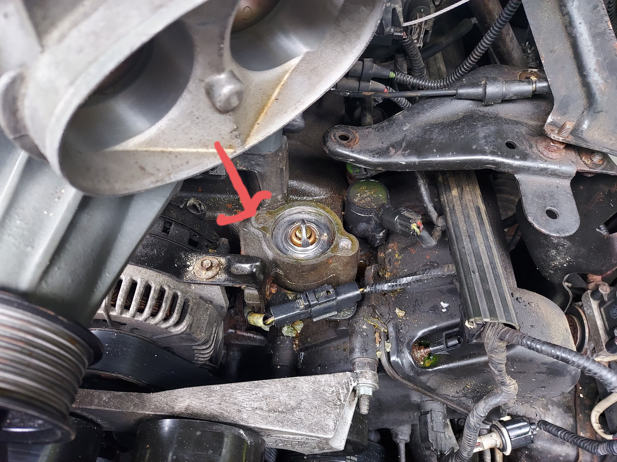 Help! Thermostat housing bolt broke! Ford F150 Forum Community of