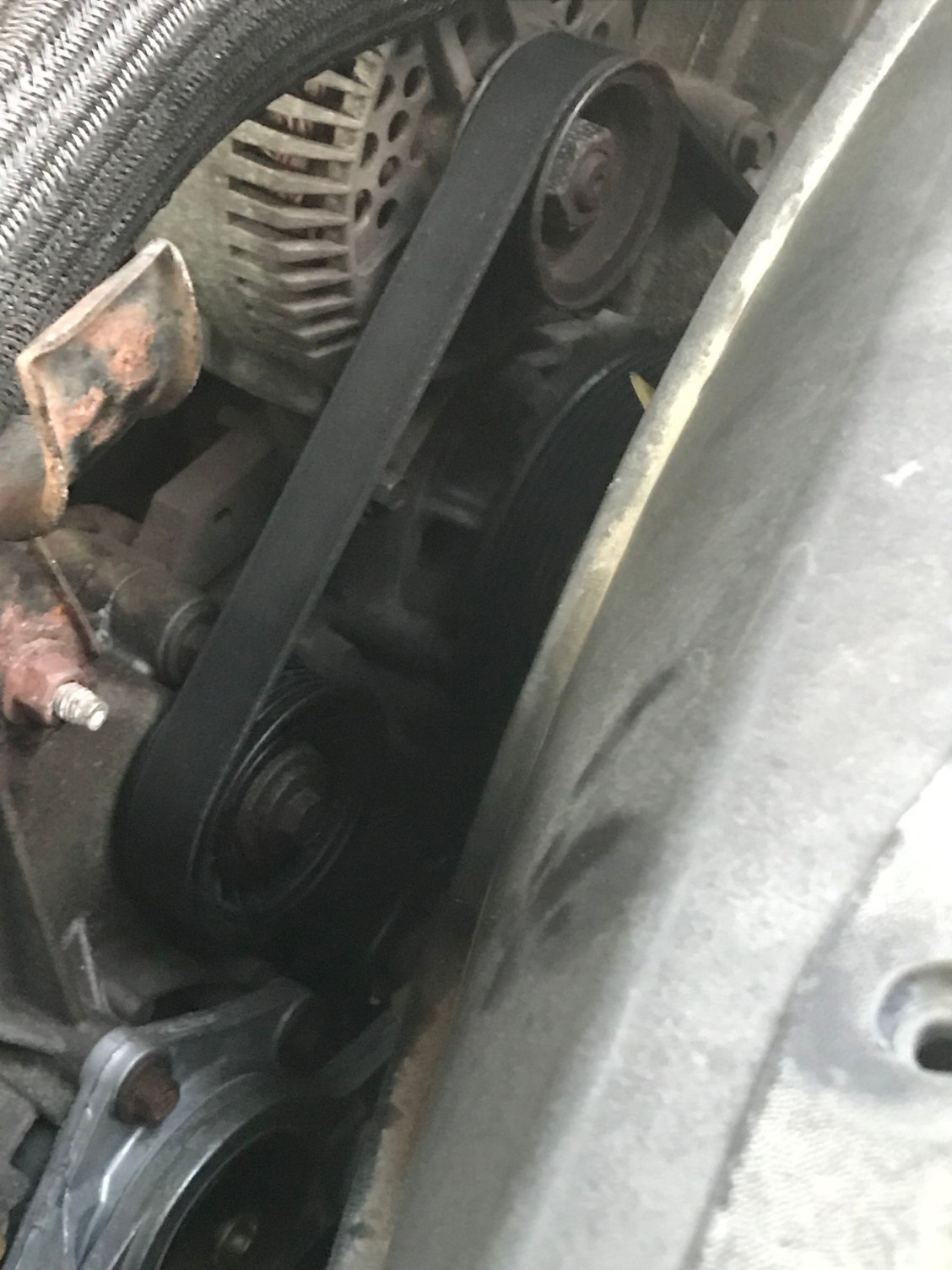 AC Compressor mounting bolt And belt squeal after bypass. Ford F150