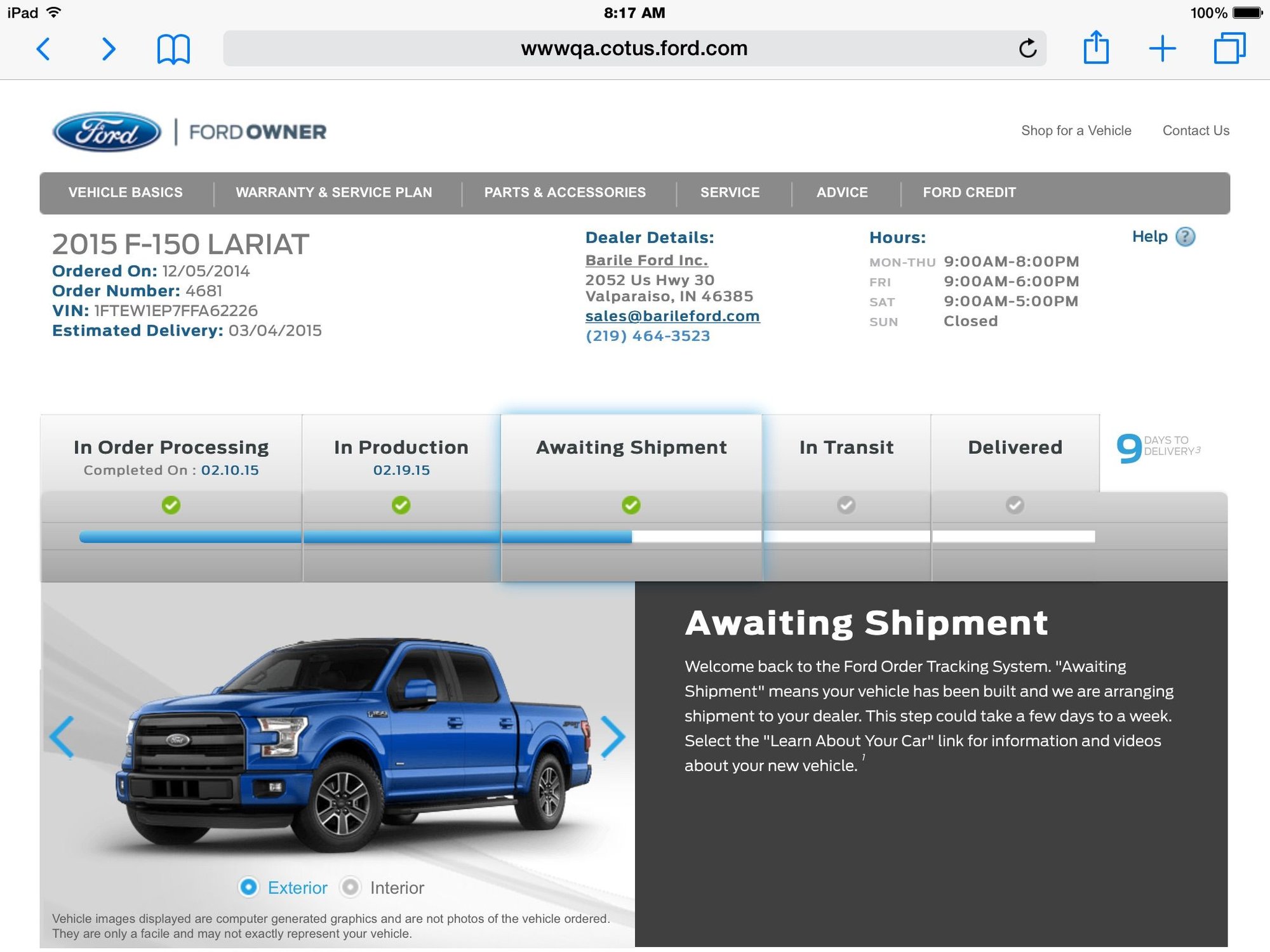 Tracking Thread!! VIN's with Build Dates Page 348 Ford F150 Forum