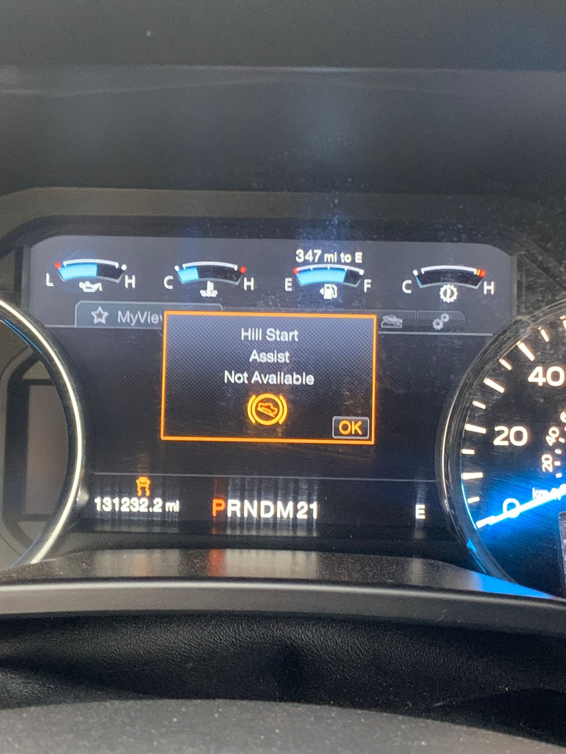 Hill Start Assist Not Available Ford Escape Check Park Aid, ABS, Service AdvanceTrac, Hill Start Assist Not