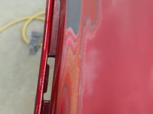 This was back in 2014. This was a brand new Ford fusion rear bumper. Ruby red. Less than 2k miles on it. Never been worked on previous. There's about 4 jobs there, and by the looks of it the 3rd one was sunset or bronze fire