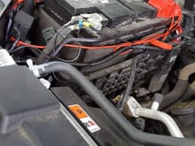 Wires from front grill to battery