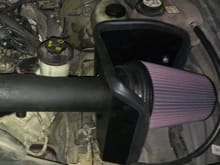 K&N Cold Air Intake added along with the tuner. The newer versions of the edge programmer allow to program for CAI.. where-as previous versions did not and caused problems.