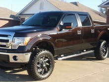 2014 F150 XLT 4"ROUGH COUNTRY LIFT*-ROUSH EXHAUST-20"*-*TWISTED WHEELS *-*W/35X12.5X20 MASTERCRAFT MTX TIRES