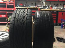 30/35/24 on the L Stock ?/45/22 on the R <1” diff in height