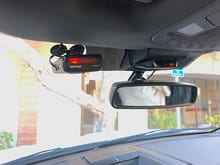 Mounted with Radar Detector...dash cam coming