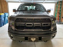 New Raptor style grill after pic