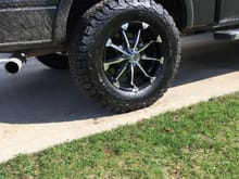 Congrats on the new tires!! Looks A LOT better! I just got mine a month ago and I love them. Mine are the XD Series Badlands