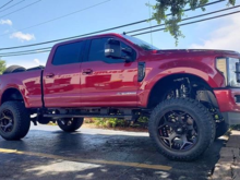 F250 on 22x12 4P50s, 37” tires, and a 6” BDS lift. 